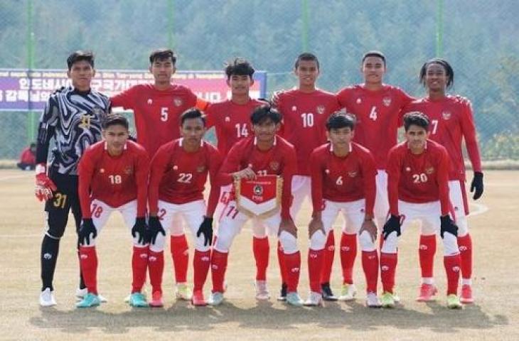 Timnas Indonesia U-19 bertanding di Korea Selatan. (Instagram/pssi)