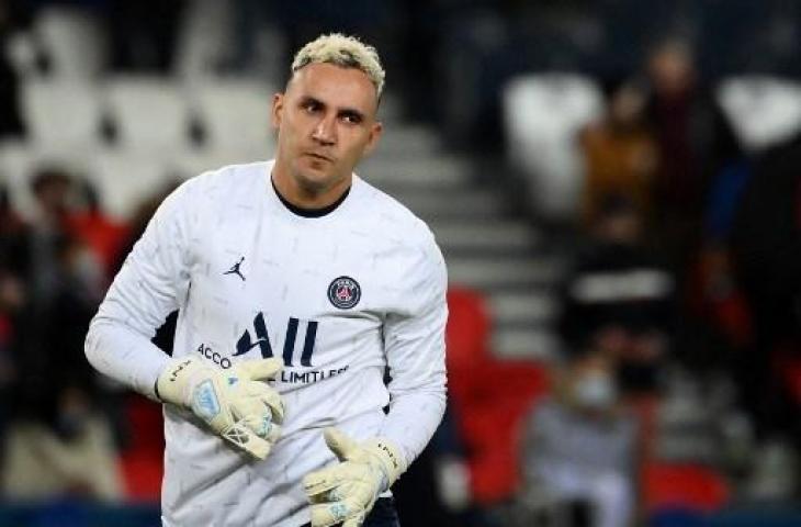 Kiper Paris Saint-Germain, Keylor Navas. (FRANCK FIFE / AFP)