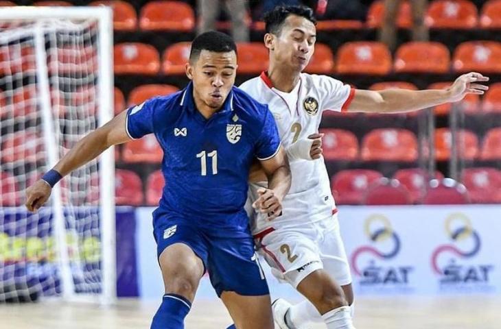 Timnas Futsal Indonesia vs Thailand. (Instagram/@changsuek)