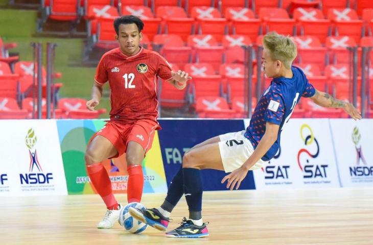 Timnas Futsal Indonesia vs Myanmar di Piala AFF Futsal. (dok.PSSI)