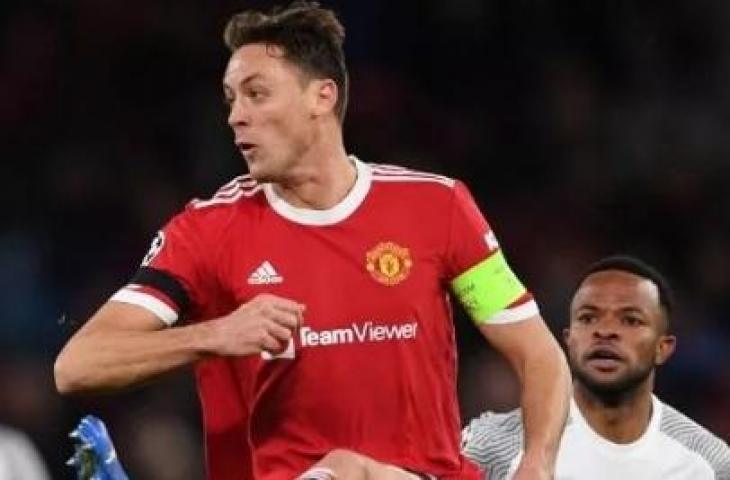 Gelandang jangkar Manchester United, Nemanja Matic. [PAUL ELLIS / AFP]