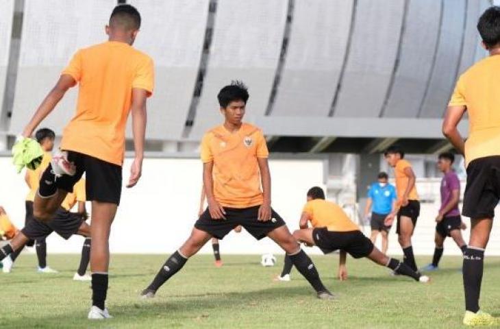 Ji Da-bin saat mengikuti sesi latihan Timnas Indonesia U-16 di Lapangan Latihan JIS, Jakarta. (Dok. PSSI)