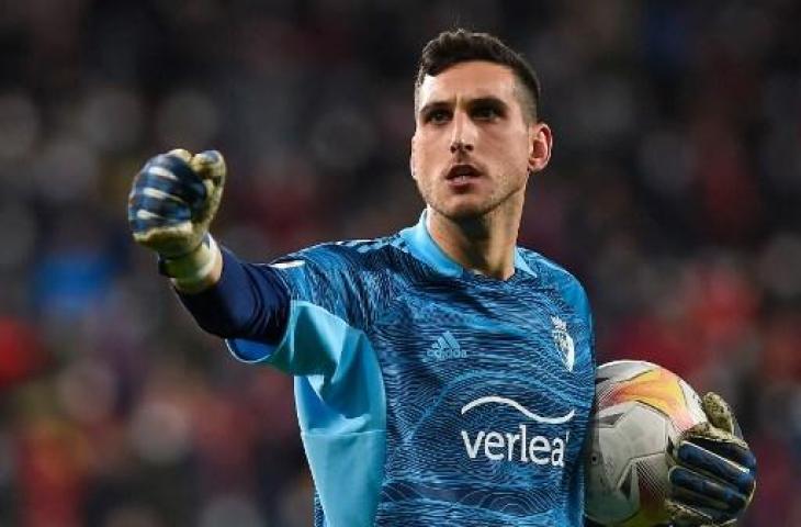 Kiper Osasuna, Sergio Herrera. (AFP)