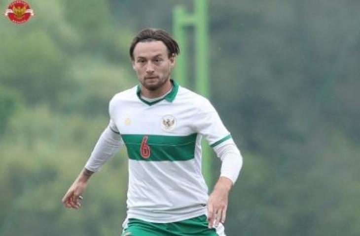 Marc Klok saat membela Timnas Indonesia U-23 lawan Andong University. (Instagram/PSSI)