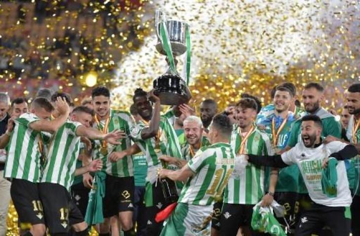 Real Betis juara Copa Del Rey 2022. (Foto: AFP)