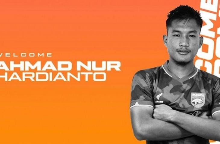 Striker baru Borneo FC Ahmad Nur Hardianto (HO/Borneofc.id)