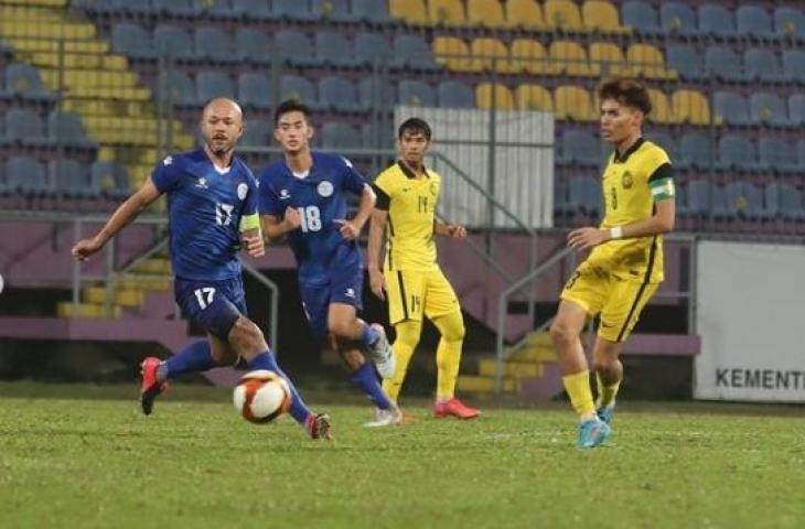 Timnas Malaysia U-23 vs Filipina di laga uji coba jelang SEA Games 2021. (Instagram/@famalaysia)