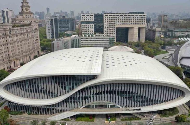 Huanglong Sports Centre Swimming & Diving Centre, salah satu venue Asian Games ke-19 Hangzhou 2022 di Hangzhou, Provinsi Zhejiang, China timur, Senin (28/3/2022). Asian Games ke-19 Hangzhou 2022 rencananya digelar pada 10-25 September 2022. ANTARA FOTO/Xinhua/Xu Yu/rwa.