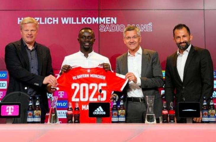 Sadio Mane resmi menandatangani kontrak bersama Bayern Munich. (Instagram/fcbayern)