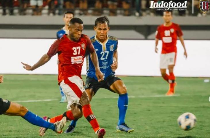 Potret aksi pemain Bali United saat dikalahkan Visakha FC 2-5 di Piala AFC 2022. (Dok. Bali United)