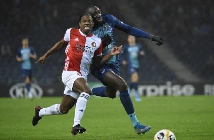 Tyrell Malacia saat bermain di Feyenoord. (AFP)