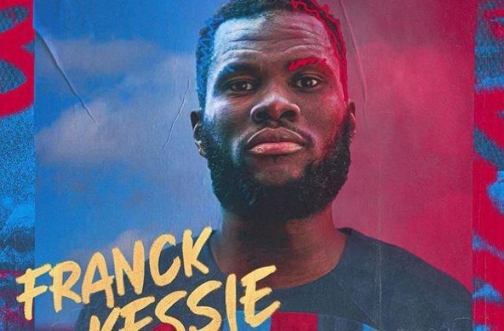 Franck Kessie resmi bergabung Barcelona. (Instagram/@fcbarcelona)