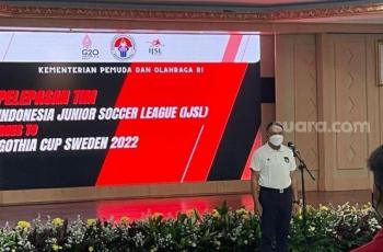 Lepas Pemain ke ke Gothia Cup 2022 di Swedia, Menpora: Semoga Jadi Pemain Masa Depan Timnas Indonesia