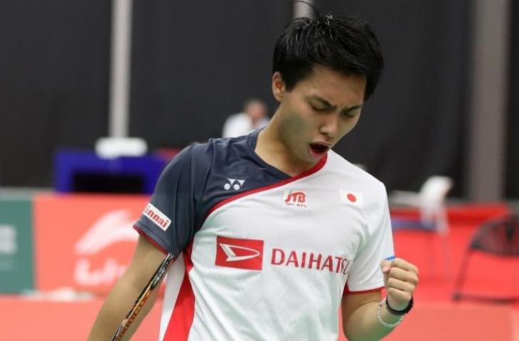 Pebulu tangkis tunggal putra Jepang Kodai Naraoka. (dok. BWF)