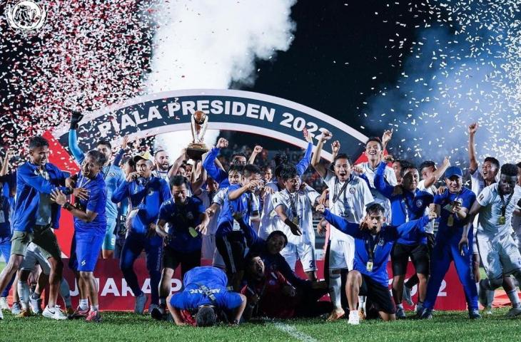 Arema FC juara Piala Presiden 2022. (Dok Arema FC)