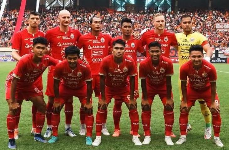 Starting XI Persija Jakarta vs RANS Nusantara FC saat launching tim. (Dok. Persija)