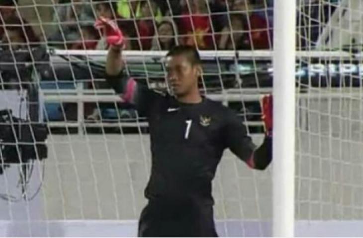 Eks kiper Timnas Indonesia dan Arema FC Kurnia Meiga. (dok)