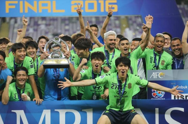 Jeonbuk Hyundai Motors sat menjadi juara Liga Champions Asia 2016. (Dok. AFC)