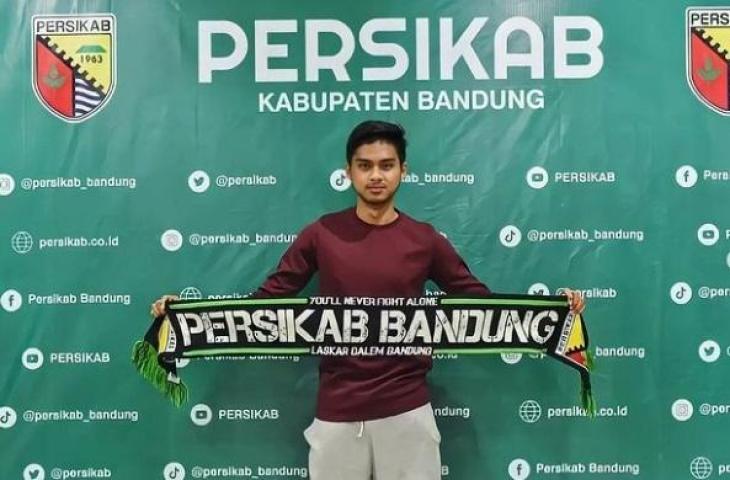 Pemain Persikab Bandung, Muhammad Akrom. (Instagram)