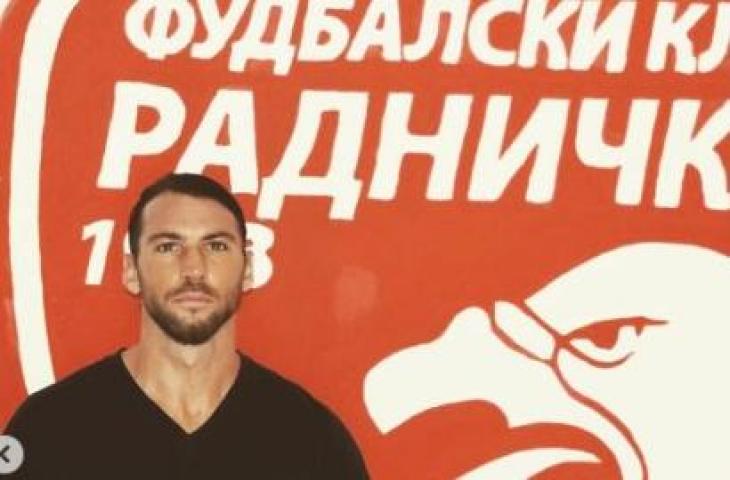 Marko Simic gabung klub Liga Serbia FK Radnicki Kragujevac. (Instagram/@markosimic_77)