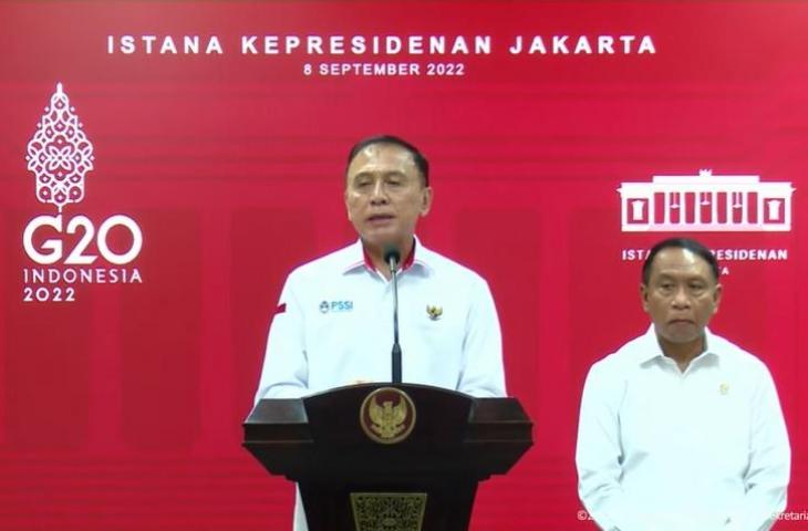 Ketum PSSI, Mochamad Iriawan menyebut Presiden tidak masalah soal naturalisasi tujuh pemain keturunan. (YouTube/Sekretariat Presiden)