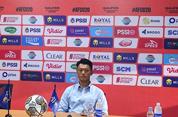 Pelatih Hong Kong U-20, Cheung Kin Fung. (chatwithamelia.xyz/Arif Budi S)