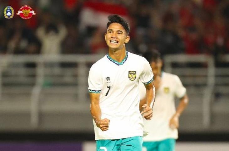 Marselino Ferdinan cetak dua gol saat Timnas Indonesia U-19 kalahkan Hong Kong 5-1 di Kualifikasi Piala Asia U-20 2023. (Dok. PSSI)