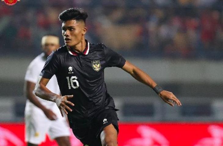 Ramadhan Sananta jalani debut saat Timnas Indonesia kalahkan Curacao 3-2 di FIFA Matchday. (Dok. PSSI)