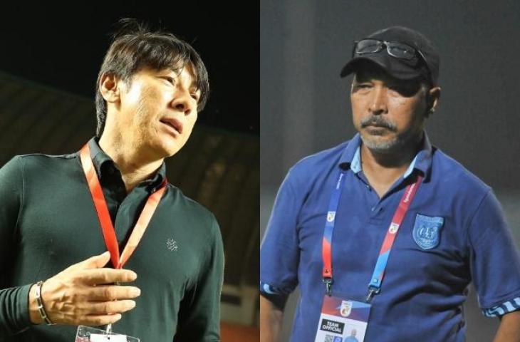 Kolase Shin Tae-yong dengan Fakhri Husaini. (Dok. PSSI dan LIB)