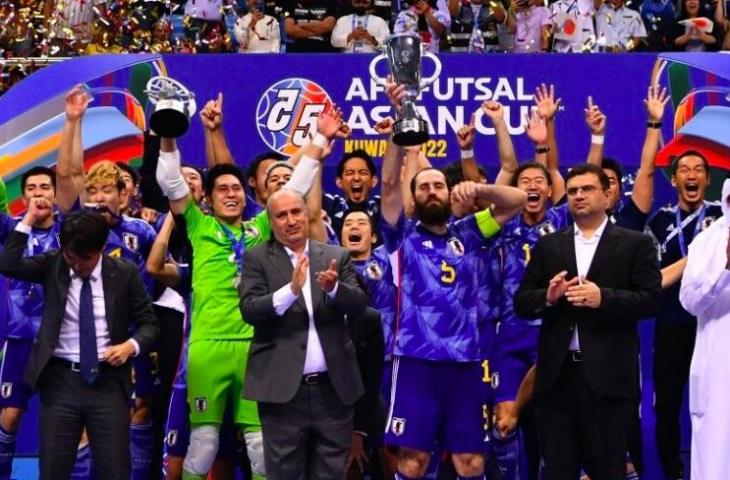 Timnas Futsal Jepang juara Piala Asia Futsal 2022 usai taklukkan Iran 3-2. (Dok. AFC)