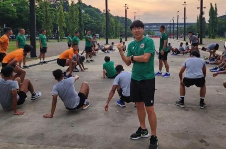 Shin Tae-yong pamer foto latihan bersama Timnas Indonesia U-19 (Instagram/shintaeyong7777)