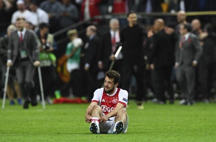 Amin Younes saat berseragam Ajax Amsterdam. (AFP/Jonathan Nackstrand)