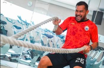 Tak Latihan di Lapangan, Pemain Persija Jakarta Digembleng Fisik di Gym Demi Jaga Kebugaran