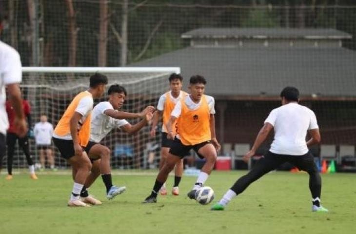 Potret pemain Timnas Indonesia U-19 saat berlatih di Turki. (Dok. PSSI)