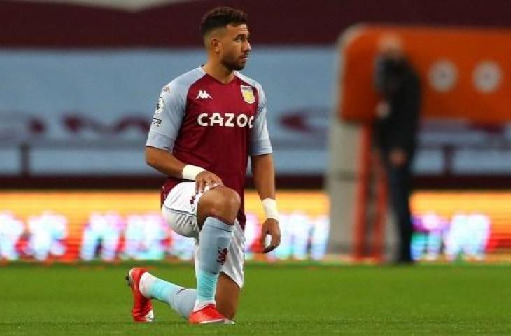 Mahmoud Trezeguet saat bermain di Aston Villa. (AFP)