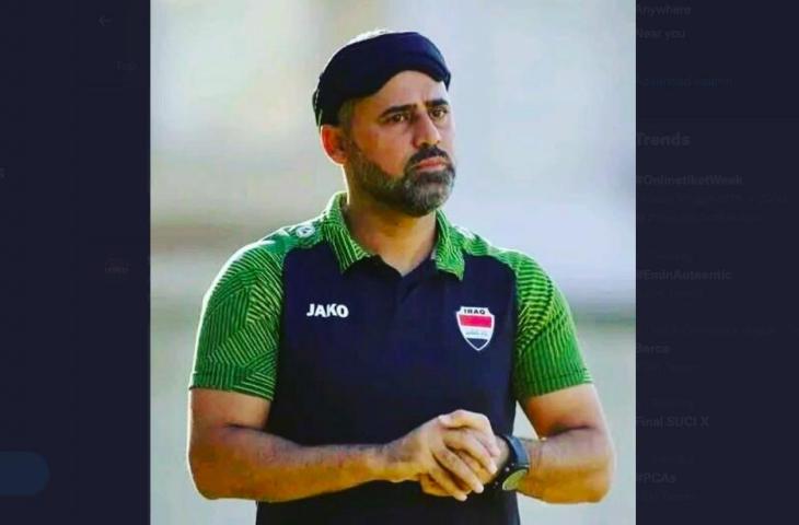 Emad Mohammed, pelatih Timnas Irak U-20. (Twitter)