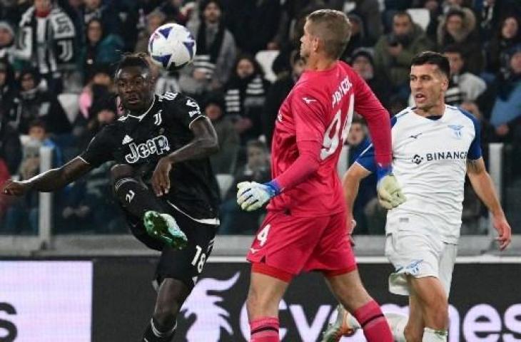 Moise Kean cetak dua gol saat Juventus kalahkan Lazio 3-0. (AFP)