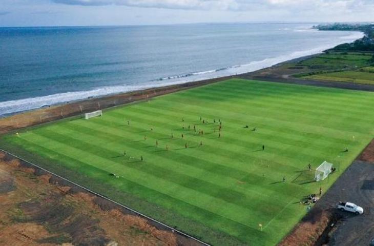 Tampilan training ground Bali United yang terletak di kawasan Pantai Purnama, Gianyar. (Dok. Bali United)