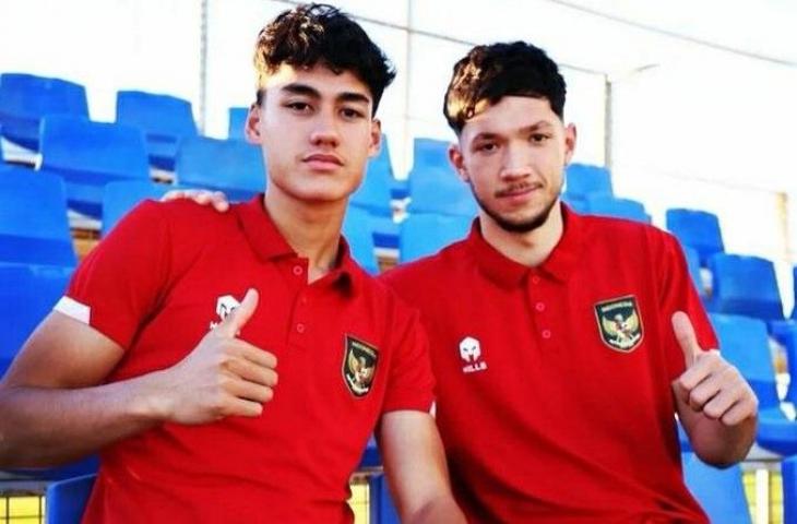 Pemain keturunan, Rafael Struick dan Zico Soree yang gabung TC timnas Indonesia U-20. (Twitter/@FT_IDN)