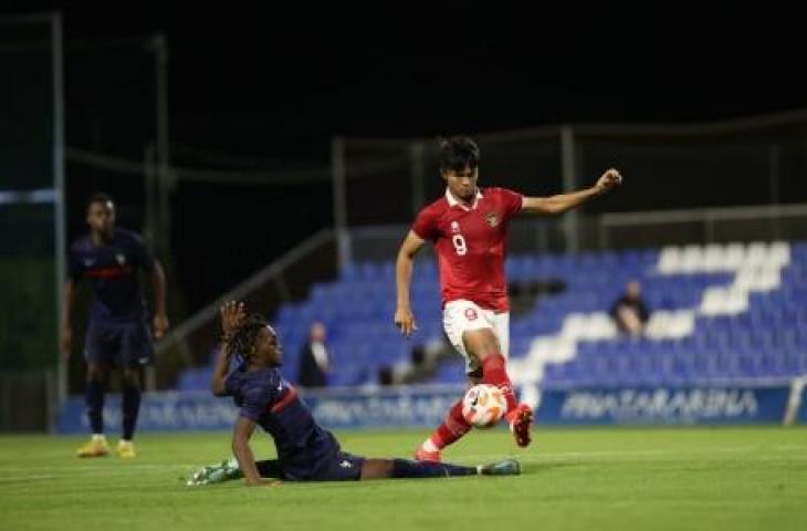 Hokky Caraka vs Prancis U-20. (Dok. PSSI)