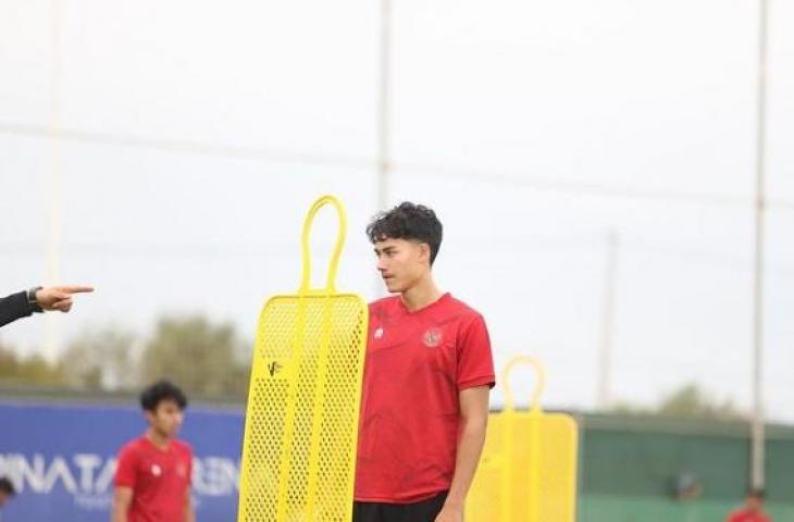 Pemain keturunan, Rafael Struick jalani latihan pertama dengan timnas Indonesia U-20. (Instagram/rafaelstruick)