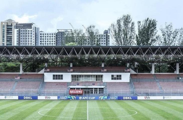 Potret kondisi Stadion KLFA Malaysia yang menjadi home base Brunei Darussalam di Piala AFF 2022. (Instagram/@klcityfootball)