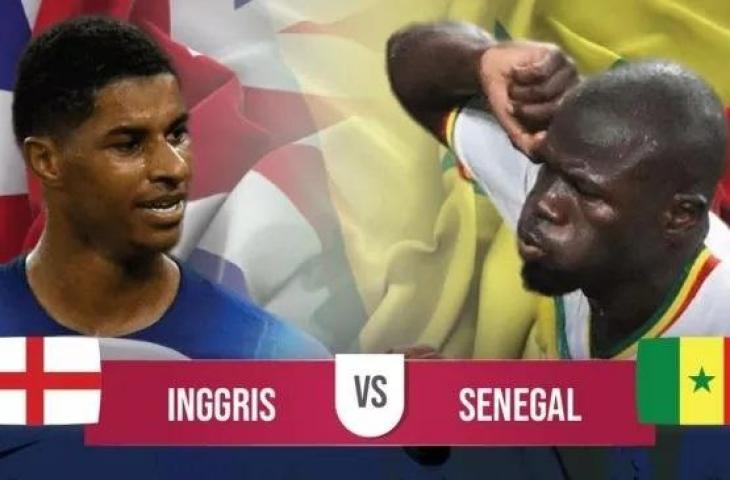 Berikut link live streaming pertandingan Inggris vs Senegal di babak 16 besar Piala Dunia 2022. (Suara.com)