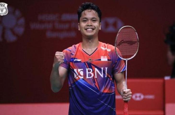 Tunggal putra Indonesia Anthony Ginting.  (Instagram/@ina.badminton)