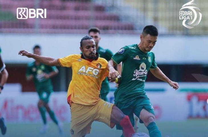 Persebaya Surabaya vs Persik Kediri. (Instagram/@liga1match)