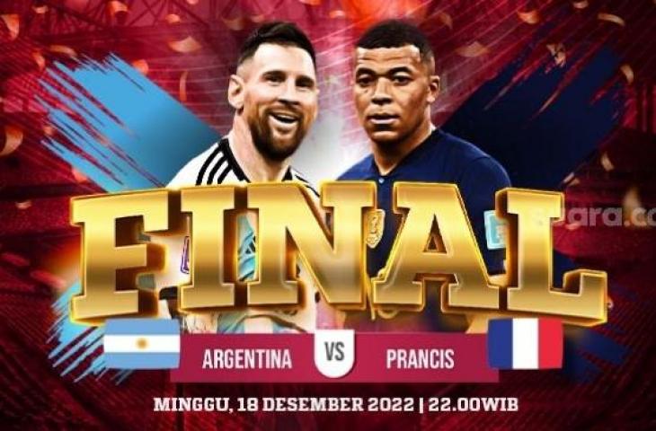 Argentina vs Prancis di Final Piala Dunia 2022.