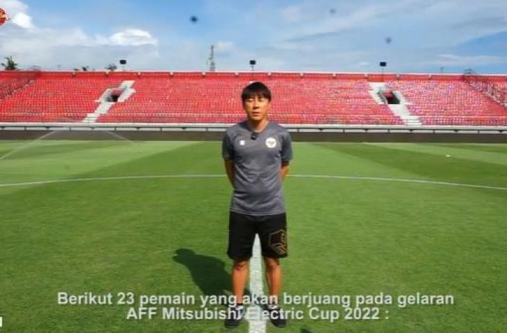 Shin Tae-yong umumkan 23 pemain yang akan bela timnas Indonesia di Piala AFF 2022. (Instagram/PSSI)