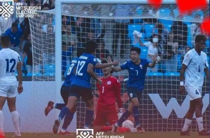 Pertandingan Kamboja vs Filipina di laga perdana Grup A Piala AFF 2022. (Instagram/@theaseanfootball)