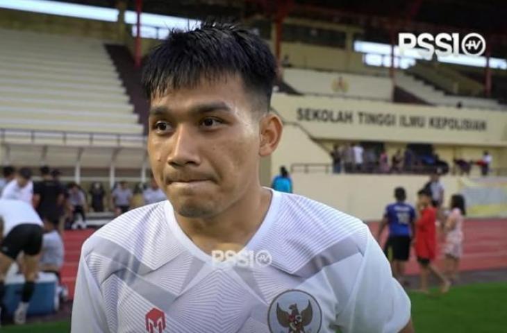 Pemain Timnas Indonesia Witan Sulaeman. (YouTube/PSSI TV)