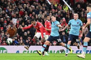 Fantastis, Momen Gol Solo Run Marcus Rashford saat Man United Taklukkan Burnley di Piala Liga Inggris